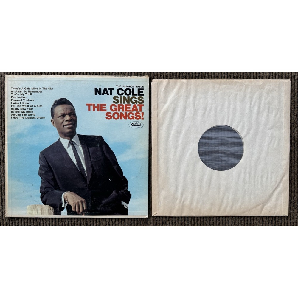 Lot Of 3 Nat King Cole Lester Young Vinyl/Shellac Records 33,78 RPM, 1 In Shrink - Picture 2 of 11